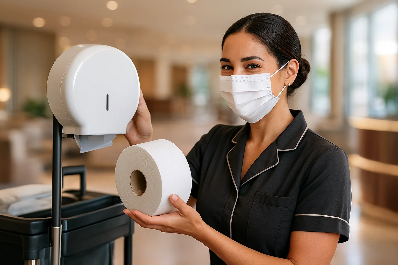 Papel, despachadores y contenedores